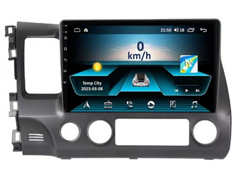 Штатная магнитола FORS.auto M600 для Honda Civic (6+128Gb, 10") 2006-2011