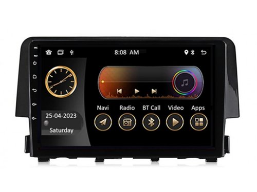 Штатная магнитола FORS.auto M600 для Honda Civic (6+128Gb, 9") 2015-2020