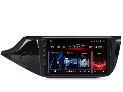Штатная магнитола FORS.auto M600 для Kia Ceed 2 JD (6+128Gb, 9") 2012-2018