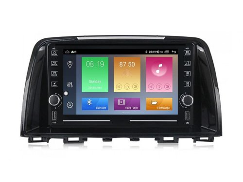 Штатная магнитола FORS.auto K100 для Mazda 6 (1+16Gb, 8") 2012-2016