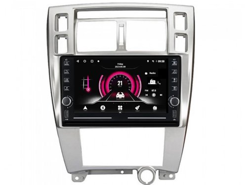 Штатная магнитола FORS.auto K100 для Hyundai Tucson (1+16Gb, 9") 2006-2014