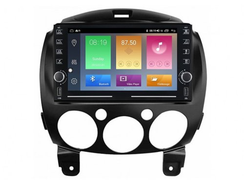 Штатная магнитола FORS.auto K100 для Mazda 2 (1+16Gb, 8") 2007-2014