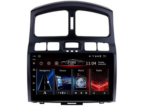 Штатная магнитола FORS.auto M100 для Hyundai Santa Fe (1+16Gb, 9") 2000-2006