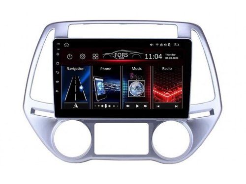 Штатна магнітола FORS.auto M100 для Hyundai I20 (1+16Gb, 9", Auto AC) 2012-2014