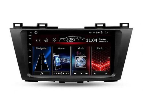 Штатна магнітола FORS.auto M100 для Mazda 5 Premacy (1+16Gb, 9") 2009-2012