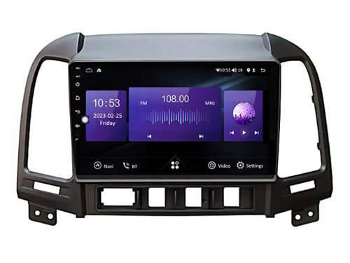 Штатная магнитола FORS.auto M150 для Hyundai Santa Fe (2+32Gb, 9") 2006-2012