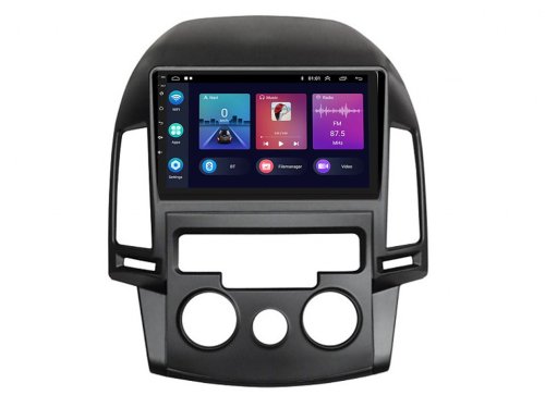 Штатная магнитола FORS.auto M150 для Hyundai I30 (2+32Gb, 9", Manual AC) 2008-2011