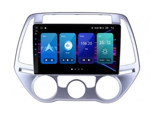 Штатная магнитола FORS.auto M150 для Hyundai i20 (2+32Gb, 9", Manual AC) 2012-2014