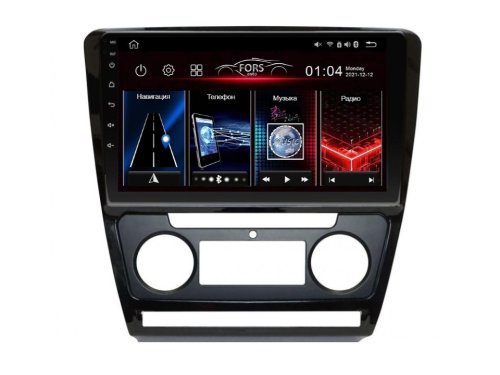 Штатная магнитола FORS.auto M150 для Skoda Superb (Auto AC) 2010-2014