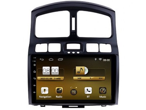 Штатная магнитола FORS.auto M200 для Hyundai Santa Fe (2+32Gb, 9") 2000-2006