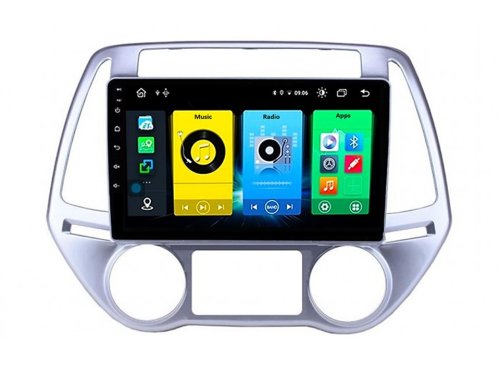 Штатна магнітола FORS.auto M200 для Hyundai I20 (2+32Gb, 9", Auto AC) 2012-2014