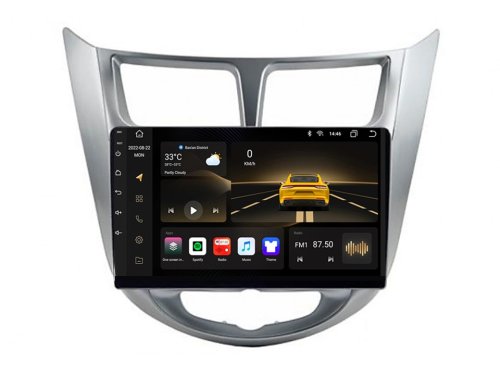 Штатная магнитола FORS.auto M200 для Hyundai Verna/I-25/Accent (2+32Gb, 9") 2010-2014