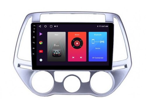 Штатна магнітола FORS.auto M200 для Hyundai i20 (2+32Gb, 9", Manual AC) 2012-2014