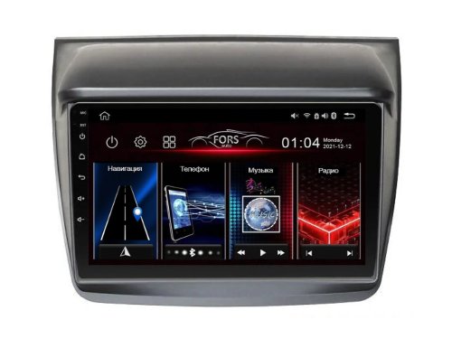 Штатная магнитола FORS.auto M200 для Mitsubishi Pajero Sport/L200 (2+32Gb, 9 inch) 2006-2015