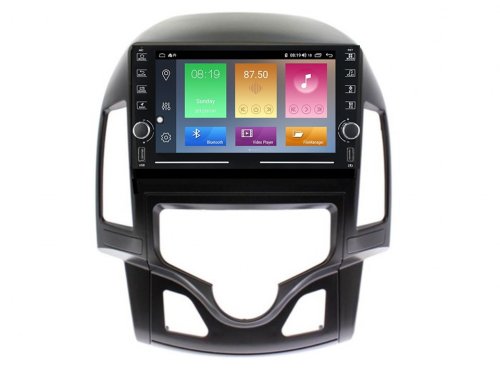 Штатная магнитола FORS.auto K100 для Hyundai I30 (1+16Gb, 8", Auto AC) 2008-2011