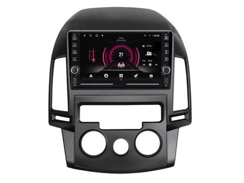 Штатна магнітола FORS.auto K100 для Hyundai I30 (1+16Gb, 8", Manual AC) 2008-2011