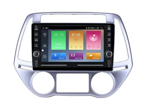 Штатная магнитола FORS.auto K100 для Hyundai I20 (1+16Gb, 8", Auto AC) 2012-2014