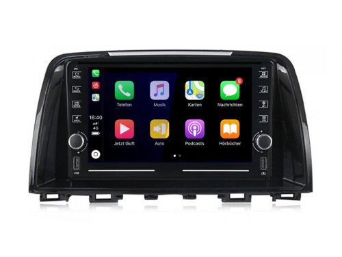 Штатная магнитола FORS.auto K200 для Mazda 6 (2+32Gb, 8") 2012-2016