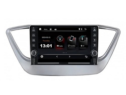 Штатная магнитола FORS.auto K150 для Hyundai Accent/Verna (2+32Gb, 8") 2018+