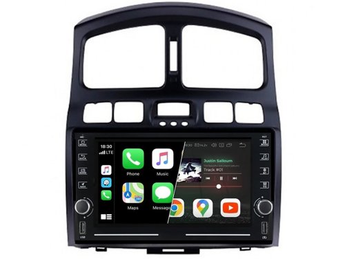 Штатна магнітола FORS.auto K200 для Hyundai Santa Fe (2+32Gb, 8") 2000-2006