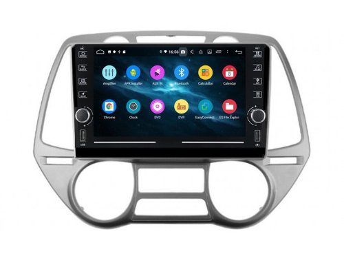 Штатная магнитола FORS.auto K200 для Hyundai I20 (2+32Gb, 8") 2008-2012