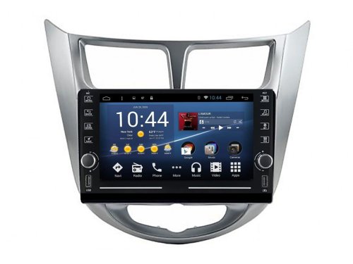 Штатна магнітола FORS.auto K200 для Hyundai Verna/I25/Accent (2+32Gb, 8") 2010-2014