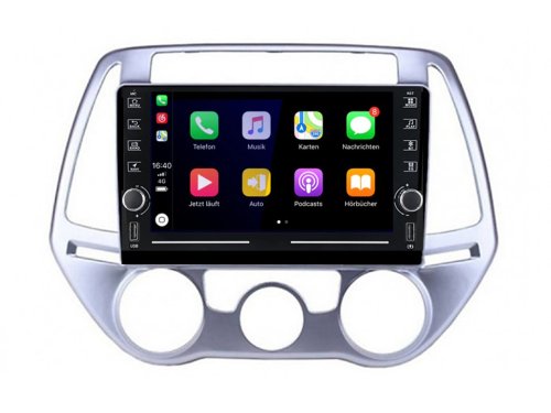 Штатна магнітола FORS.auto K200 для Hyundai i20 (2+32Gb, 8", Manual AC) 2012-2014