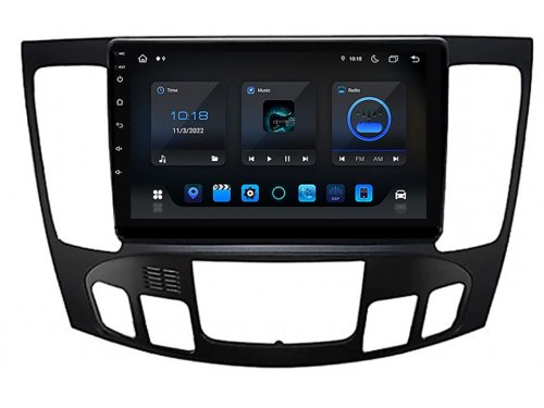 Штатна магнітола FORS.auto M200 для Hyundai Sonata/NF (2+32Gb, 9", Auto AC) 2008-2010