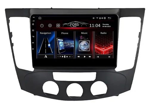 Штатная магнитола FORS.auto M100 для Hyundai Sonata/NF (1+16Gb, 9", Manual AC) 2008-2010