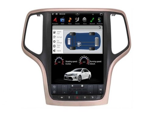 Штатная магнитола FORS.auto TESLA для Jeep Grand Cherokee (4+32Gb, 9.7") 2014-2018