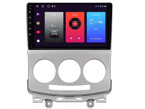 Штатна магнітола FORS.auto M300 для Mazda 5 (3+32Gb, 9") 2005-2010