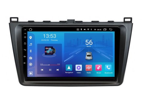 Штатна магнітола FORS.auto M600 для Mazda 6 (6+128Gb, 9") 2008-2013