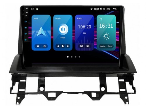 Штатна магнітола FORS.auto M500-2 для Mazda 6 (4+64Gb, 9") 2002-2008