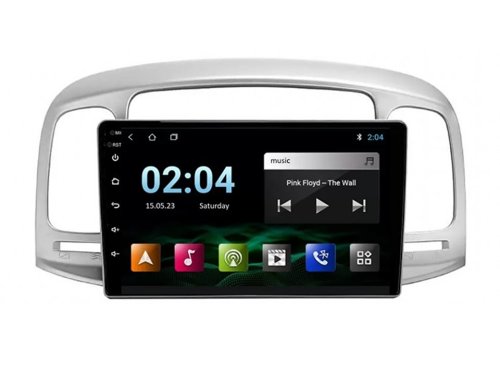 Штатна магнітола FORS.auto М300 для Hyundai Accent 2009-2012/Verna (3+32Gb, 9") 2008-2011