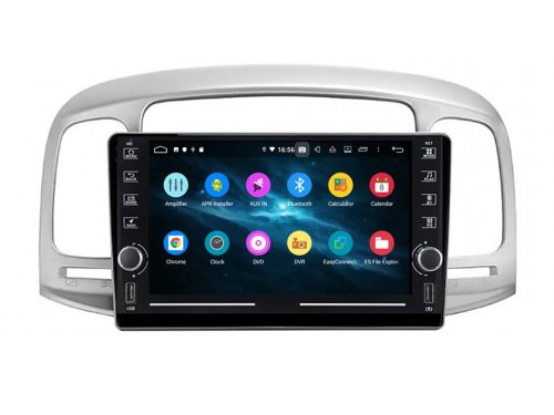 Штатная магнитола FORS.auto K400 для Hyundai Accent 2009-2012/Verna (4+64Gb, 8") 2008-2011