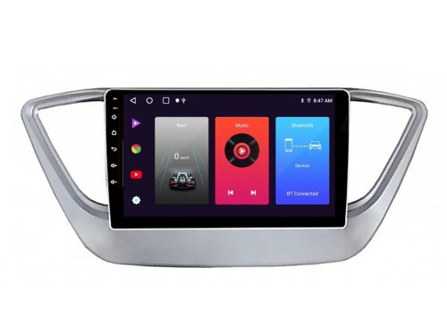 Штатна магнітола FORS.auto М300 для Hyundai Accent/Verna (3+32Gb, 9") 2018+