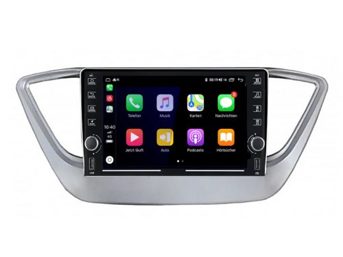 Штатна магнітола FORS.auto K400 для Hyundai Accent/Verna (4+64Gb, 8") 2018+