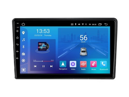 Штатная магнитола FORS.auto M600 для Hyundai Azera/TG/AV (6+128Gb, 9") 2006-2011