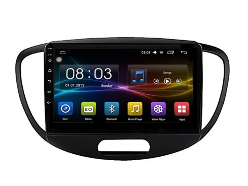 Штатная магнитола FORS.auto М400 для Hyundai i10 (4+64Gb, 9") 2008-2012