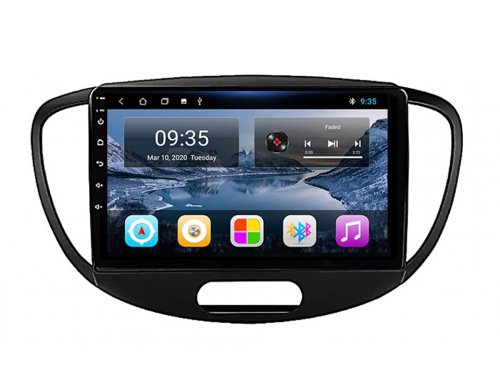 Штатна магнітола FORS.auto M500 для Hyundai i10 (4+64Gb, 9") 2008-2012