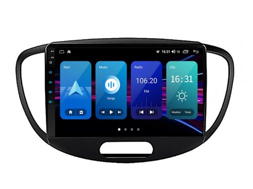 Штатная магнитола FORS.auto M600 для Hyundai i10 (6+128Gb, 9") 2008-2012