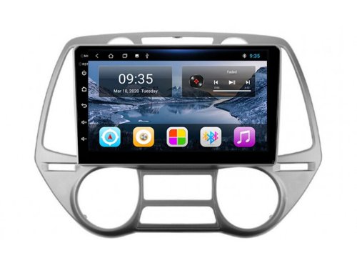 Штатна магнітола FORS.auto M500 для Hyundai I20 (4+64Gb, 9") 2008-2012