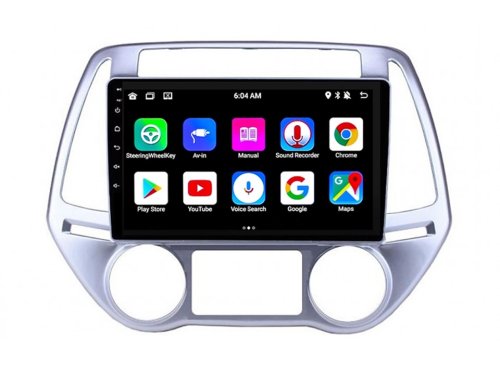 Штатная магнитола FORS.auto M600 для Hyundai I20 (6+128Gb, 9", Auto AC) 2012-2014