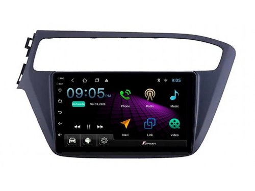 Штатная магнитола FORS.auto M400 для Hyundai I20 (4+64Gb, 9") 2015-2018