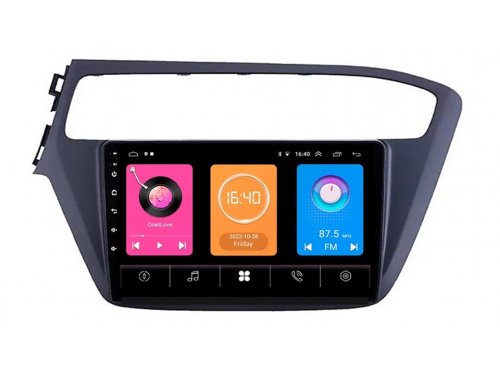 Штатна магнітола FORS.auto M500 для Hyundai I20 (4+64Gb, 9") 2015-2018