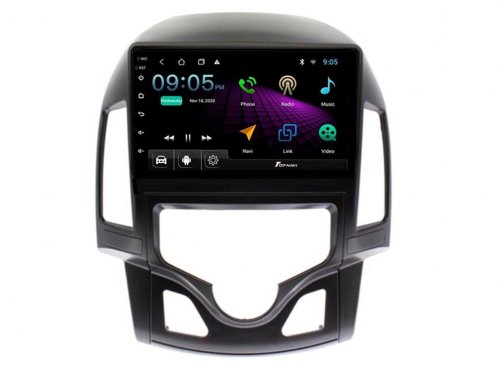 Штатна магнітола FORS.auto M500 для Hyundai I30 (4+64Gb, 9", Auto AC) 2008-2011