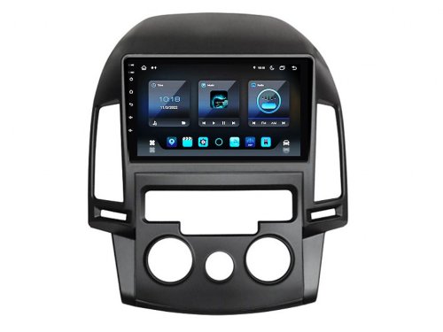 Штатная магнитола FORS.auto M400 для Hyundai I30 (4+64Gb, 9", Manual AC) 2008-2011