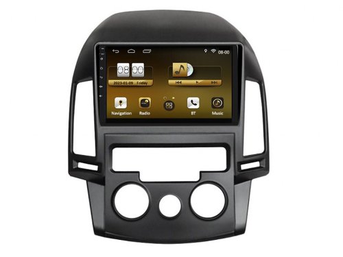 Штатная магнитола FORS.auto M600 для Hyundai I30 (6+128Gb, 9", Manual AC) 2008-2011