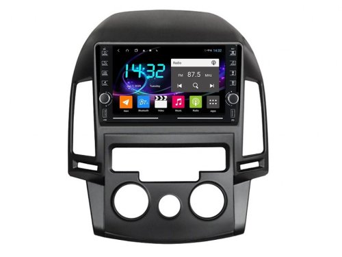 Штатная магнитола FORS.auto K400 для Hyundai I30 (4+64Gb, 8", Manual AC) 2008-2011