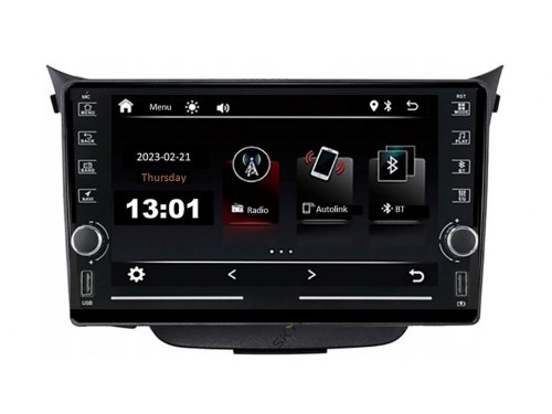 Штатная магнитола FORS.auto K100 для Hyundai I30 (1+16Gb, 8") 2011-2017